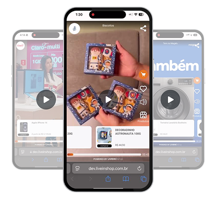 Compra dentro do vídeo